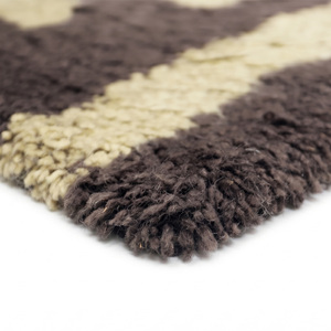 Alfombra de Lana con Motivos Damasco Desgastados en Gris Malva y Marfil, Ecológica, Antideslizante, Moderna, para Sala de Estar, Interiores de Hotel - Product Image 6