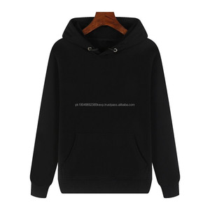 Sweats à capuche en coton uni surdimensionnés de haute qualité pour hommes Logo privé personnalisé coupe et couture pull à capuche et sweat-shirt - Product Image 6