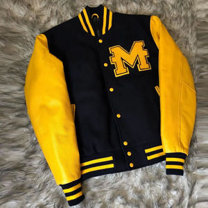 Vestes universitaires de baseball en laine 100% de qualité supérieure pour l'hiver, personnalisables avec couleurs et logos sur mesure, écologiques, vente en gros - Product Image 6