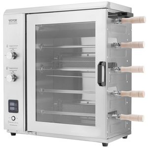 Macchina a Grill Shawarma a 5 corde con griglia verticale a Gas a 2 fuochi girarrosto forno per cottura commerciale di pollo - Product Image 1