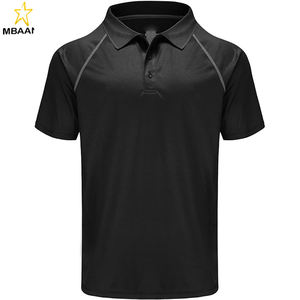 Camisetas de Golf para Hombre, Manga Corta, Absorbentes de Humedad, Polo Deportivo de Secado Rápido, Cuello Alto, Protección UPF 50+ - Product Image 1