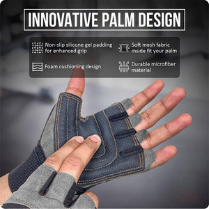 Guantes de Entrenamiento de Fuerza con Ajuste Seguro en la Muñeca para Ejercicio en el Gimnasio y Uso Profesional - Product Image 4