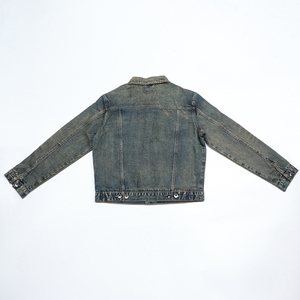 Chaqueta Vaquera Clásica para Hombre MANWA, Cuello Camisero, Cierre de Botón, Lavada, 100% Algodón, Manga Regular, Estilo Casual, Invierno - Product Image 3