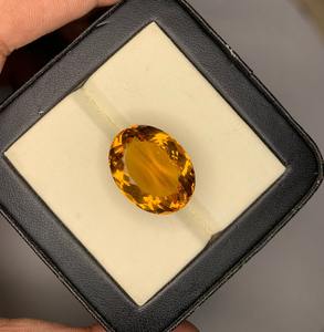 Pierre précieuse en citrine naturelle, pierre brute à facettes, cristal jaune pour la fabrication de bijoux, bagues, pendentifs, boucles d'oreilles - Product Image 2