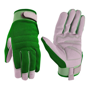 Best Performance Synthetic Leather Padded Palm Adjustable Wrist Mechanic Gloves Heat and Puncture Resistant Gardening Gloves - Product Image 3