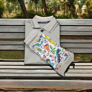 OEM Summer Kids <b>T</b>-<b>Shirt</b> Casual O-Neck Polyester/Cotton Knitted Fabric Quick Dry Animal Print Boys' Short Sleeve Clothing INDIA - Product Image 1