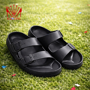 Fabricante de pantuflas transpirables de EVA para el hogar, que suministra sandalias al por mayor para el comercio internacional, fábrica de pantuflas de EVA. - Product Image 1