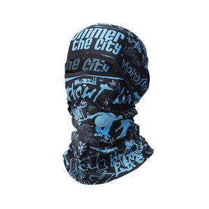 Masque Balaclava personnalisé, couvre-visage en tissu polyester extensible, respirant, léger, confortable, pour les sports de plein air, OEM - Product Image 4