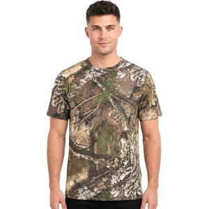 Camisetas de algodón de manga corta con camuflaje Real Tree y Mossy Oak, unisex, para adultos, con cuello redondo, para hombres y mujeres, para caza al aire libre - Product Image 1