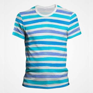 Men's Oversized O-Neck Short Sleeve T-<b>Shirt</b> <b>100</b>% <b>Polyester</b> Color Blocked Geometric Pattern Breathable Casual - Product Image 5
