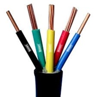 Câble électrique industriel flexible en cuivre isolé PVC 16mm-300/300V 450/750V pour chauffage automobile et bâtiment, IP54