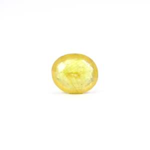 3.2 Carat Oval Cut Yellow Sapphire Loose Gemstone for Fine Jewelry - Product Image 2