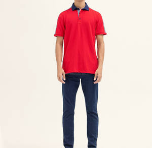 Camiseta de Golf para Hombre 2025, 100% Algodón, Jersey Sólido, Transpirable, de Secado Rápido, Sublimación Personalizada con Logotipo - Product Image 2