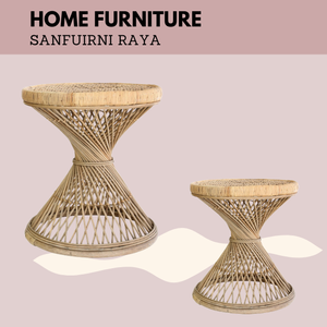 Precio al por mayor, mesa auxiliar de ratán, diseño minimalista moderno, muebles para el hogar para sala de estar, hotel, cafetería, cafetería - Product Image 6