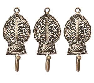 <b>Wall</b> Mounted Brass <b>Hooks</b> <b>Key</b> or Clothes Organization Set <b>Wall</b> Mounted <b>Hook</b> for Home or Hotel Use Brass <b>Hook</b> - Product Image 3
