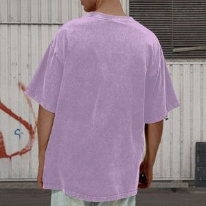 T-shirt Homme Manches Courtes Oversize Coupe Boxy Épaules Tombantes Décontracté Coton Ample Streetwear Imprimé Graphique Haut pour Homme Oversize Coupe Boxy - Product Image 2