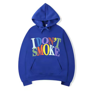 Nueva Llegada, Sudadera con Capucha de Forro Polar Transpirable de Secado Rápido, Estilo Urbano de Invierno, con Estampado Puff, Personalizada para Hombre, 100% Poliéster, Corte Holgado - Product Image 1