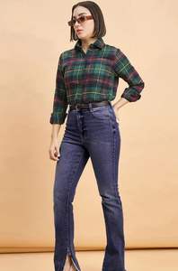 Blusa de Mujer con Cuello de Lazo, Manga Larga, Color Sólido, Elegante, Estilo Satinado, para Oficina, Formal, a la Moda - Product Image 5