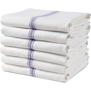 Chiffons à vaisselle en microfibre tissée 100% naturels, de luxe, réutilisables, séchage rapide, super absorbants, lavables, serviettes de cuisine classiques pour thé et vaisselle, haute qualité - Product Image 5