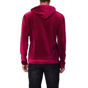 2026 mens velvet hoodie modern winter hooded <b>sweatshirt</b> premium velvet fabric stylish warm pullover hoodie for men - Product Image 4