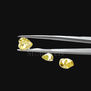 Diamante Sintético de Corte Corazón Amarillo Premium, Certificado IGI, DEF VVS VS, Diamante de Laboratorio Suelto para Colección de Joyería Fina - Product Image 1