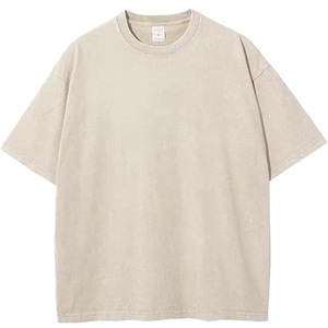 Camiseta 100% algodón personalizada con cuello redondo, camiseta de color sólido con cuello redondo, camiseta para hombre, camiseta de cuello redondo para hombre - Product Image 4