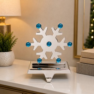 Luxury <b>Christmas</b> <b>Stocking</b> <b>Holder</b> with Antique Finish Fireplace Mantel Hook for Seasonal Home Decor and Festive Celebrations Use - Product Image 5
