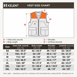 Gilet de chasse haut de gamme pour homme en toile de coton cirée 12 oz, hydrofuge, coupe-vent, respirant, durable, en cuir, pour adultes - Product Image 6