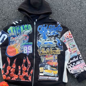Sudadera con Capucha para Hombre, Diseño Vintage con Estampado de Personajes Retro, Algodón Grueso, Invierno, Ecológica y Transpirable - Product Image 6