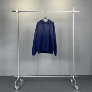 Sudadera con capucha lavada vintage de peso pesado con logotipo personalizado Sudadera con capucha lavada con ácido para hombre de talla grande Sudadera con capucha para hombre - Product Image 4