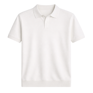 Polo de Algodón Texturizado para Hombre, Manga Corta, Tela Suave Premium, Corte Ajustado, Estilo Casual Elegante, Ropa de Verano, Venta al Por Mayor - Product Image 1