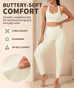 <b>Womens</b> High Waist Compression <b>Leggings</b> Stretch Fitness Pants Yoga Gym Workout Running Athletic Breathable Quick Dry Activewear - Product Image 3