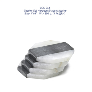 Juego de Posavasos de Piedra Alabastro Regal, Vajilla de Lujo Hecha a Mano, Accesorios Elegantes para Cocina y Comedor, Colección Premium al por Mayor - Product Image 3