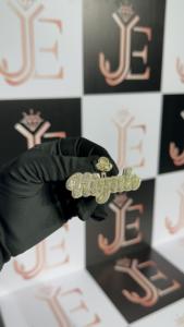 Colgante de Diamante Moissanita Auténtica Personalizado de Plata Esterlina 925 NIYALE, Colgante con Nombre, Dijes Iced Out, Joyería de Lujo, Collar con Letra - Product Image 5