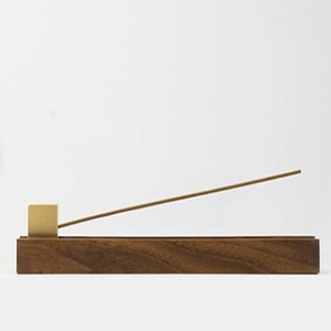 Wood Brass <b>Incense</b> <b>Holder</b> Ash Catcher Minimalist Meditation Square Design <b>Incense</b> <b>Holders</b> Spa <b>Incense</b> <b>Holder</b> - Product Image 3