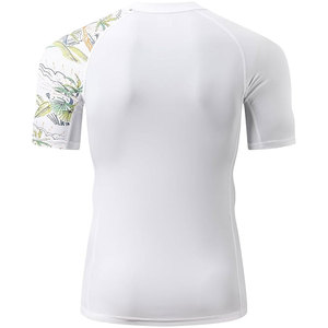 Haut de compression athlétique à manches courtes, durable, respirant et léger, en tissu anti-humidité pour la course et l'entraînement - Product Image 4