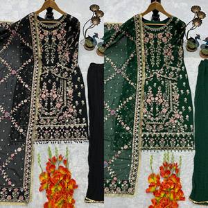 Pakistani Salwar Kameez Stylish Traditional Dress for Women and Girls Elegant Embroidered Suit for Party and Wedding Wear - Product Image 5