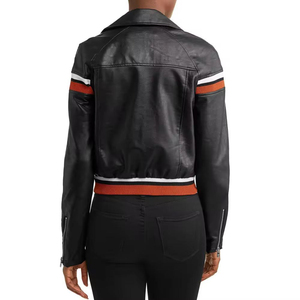 Stylish Leather <b>Jacket</b> For Women In High Quality Regular Fit Ideal for Everyday Wear Women's Genuine Leather Outerwear <b>Jacket</b> - Product Image 6