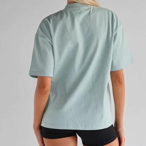 Fabricant OEM sur mesure, t-shirts oversize élégants pour femmes, t-shirts de qualité supérieure pour femmes, directement avec service OEM ODM - Product Image 2