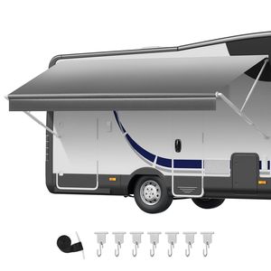 Telo di Ricambio per Tenda da Camper in Vinile Resistente alle Intemperie 15FT, Tessuto per Accessori Esterni RV 18 oz UPF50+, 14FT 2" per Camper - Product Image 1