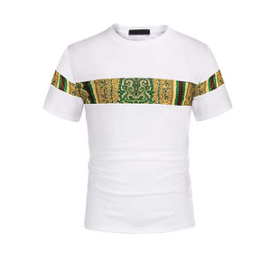 Men's Customizable White Casual T-Shirt <b>Set</b> with Solid Fleece Breathable Polyester/Cotton Summer <b>Knitted</b> Shorts and Top - Product Image 3
