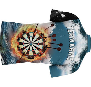 Camisetas de Dardos de Alta Calidad para Hombre, Personalizadas, Transpirables, de Secado Rápido, Sublimadas, Ropa Deportiva 100% Poliéster - Product Image 3
