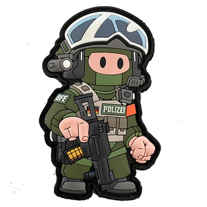 Patchs en caoutchouc PVC personnalisés de haute qualité avec logo, bordure 3D en tissu adhésif, pour vêtements et chapeaux d'extérieur, couleur personnalisée, service OEM - Product Image 1