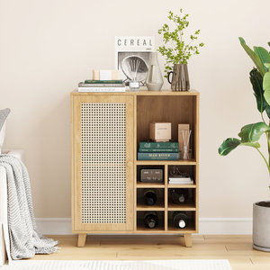 DreamCraft Adjustable Rattan Accent <b>Cabinet</b> for Turning <b>Tools</b> Made in Vietnam - Product Image 1