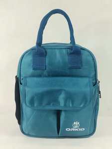 Multi-Pocket Insulated Polyester Casual <b>Lunch</b> Bag <b>Backpack</b> with Zipper Closure - Product Image 1