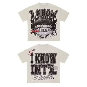 Conjunto de Camiseta y Pantalones Cortos con Diseño Personalizado, Ropa Urbana Unisex de Dos Piezas, Traje Largo Informal de Invierno, Chándal de Tela de Algodón, Moda Moderna - Product Image 1