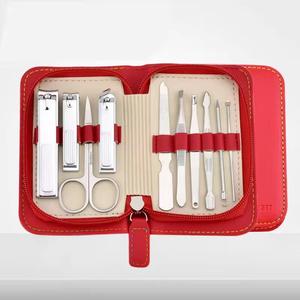 10 In 1 Stainless Steel <b>Nail</b> Kit With <b>Case</b> Portable Manicure Tools Set For Adults Classic Style - Product Image 2