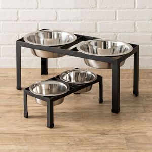 High Quality Stainless Steel Dog Bowl Feeder For Small Medium <b>Large</b> Dogs Non Slip Pet Food And Water Bowl - Product Image 1