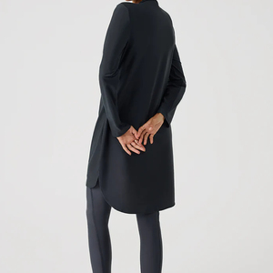 Women's Solid Color Long Sleeve Islamic Swim Suit Muslim Style with Pants Bottom Swimwear with Religious Islamic Burkinis Wear - Product Image 6