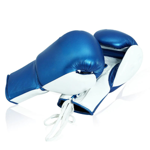 Nuevos Guantes de Boxeo Muay Thai MMA Personalizables, Equipo de Entrenamiento Profesional, Transpirables, que Absorben la Humedad, con Cierre de PU - Product Image 4
